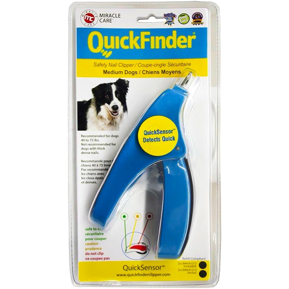 Miracle Care QuickFinder Medium Dog Nail Clipper NEW!!